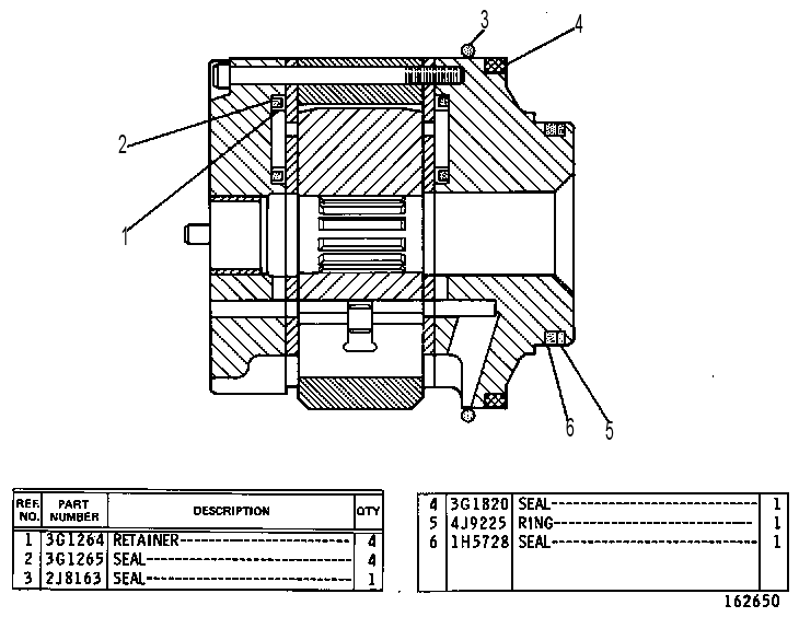 CARTRIDGE GP-VANE PUMP 3G1267 CAT