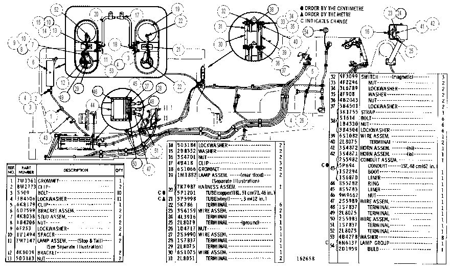 BATTERY, WIRING AND LIGHTING 6K9577 CAT