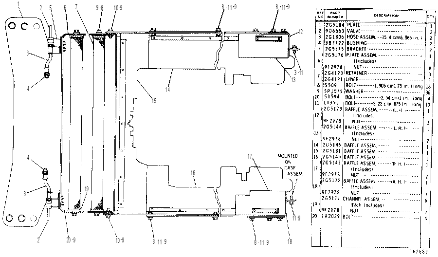 TRANSMISSION COVERS GROUP 2G5130 CAT