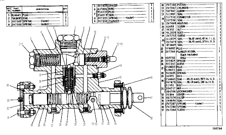 TRANSMISSION CONTROL LOCK GROUP 3V0980 CAT