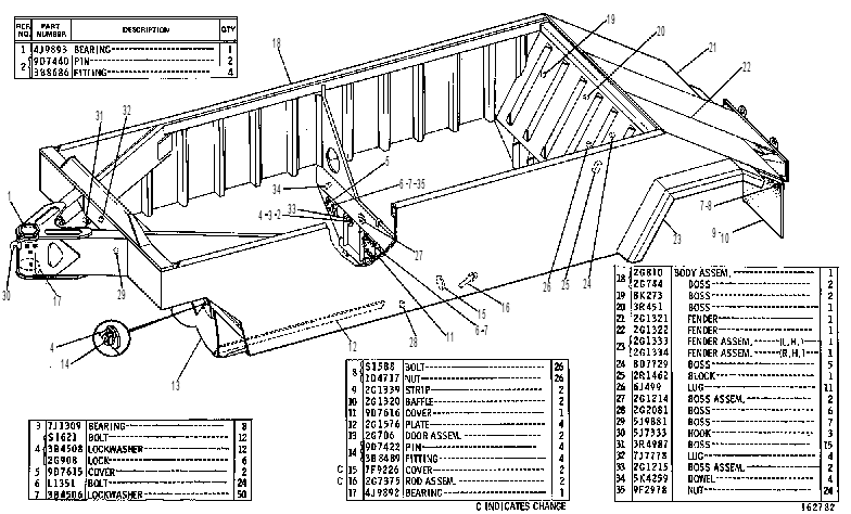 DOOR AND BODY GROUP 2G1550 CAT