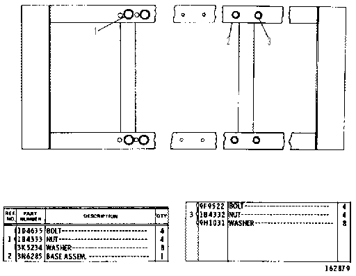 ENGINE BASE GROUP 3N6287 CAT