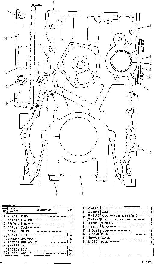 CYLINDER BLOCK GROUP 6N9903 CAT