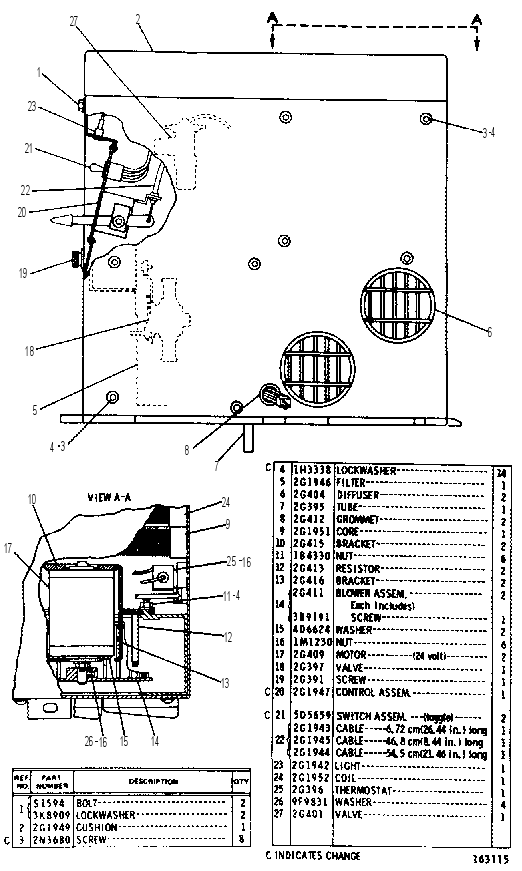 AIR CONDITIONER GROUP 8D9811 CAT
