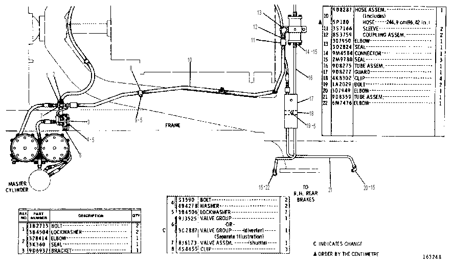 Трубопроводы тормозные 9D4750 CAT