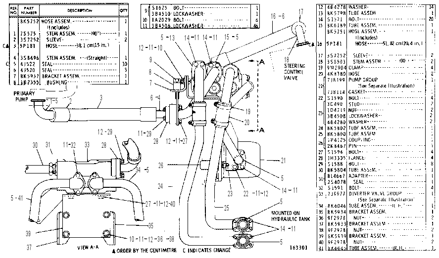 SUPPLEMENTAL STEERING GROUP 7K8588 CAT