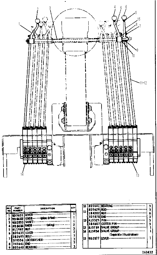 LINKAGE AND VALVE GROUP 2G6965 CAT