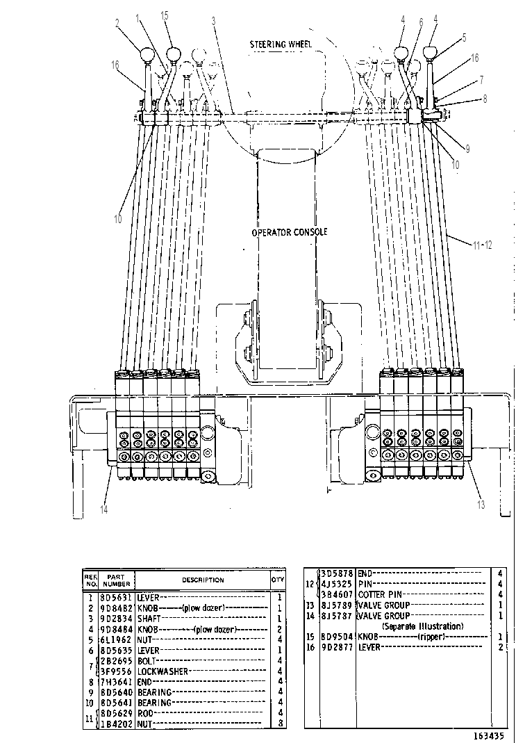 LINKAGE AND VALVE GROUP 2G6960 CAT