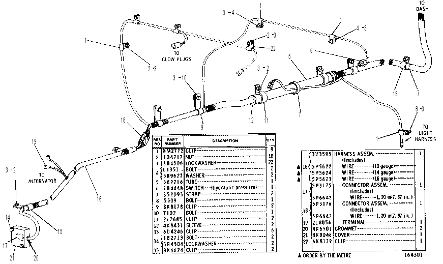 Аккумулятор с проводкой 3V3589 CAT