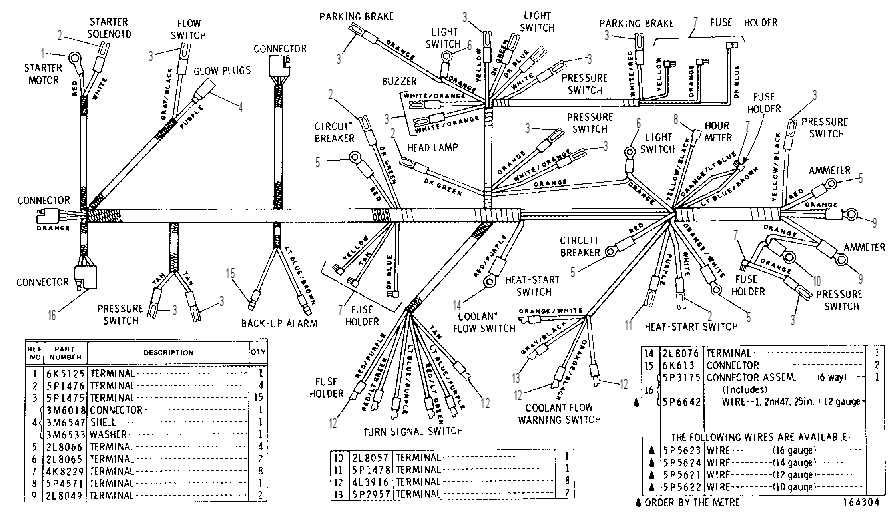 Жгут проводов 3V3596 CAT
