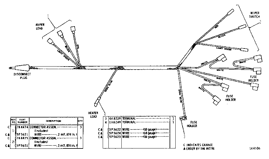 Жгут проводов 2V9366 CAT