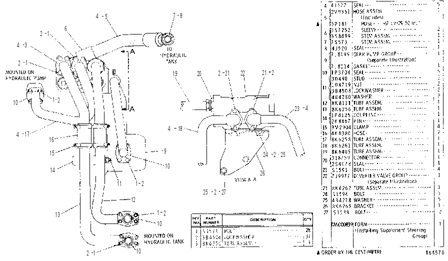 LINES GP-SUPPLEMENTAL STEERING 2V9376 CAT