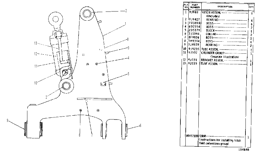 HITCH GROUP 7J3665 CAT