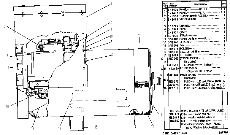 Генератор 5N0037 CAT