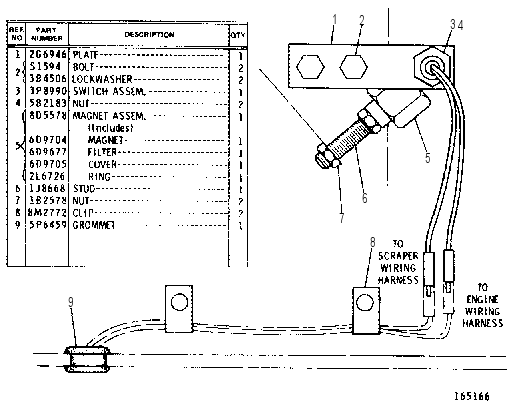 WARNING GP-BACK-UP 2G7657 CAT
