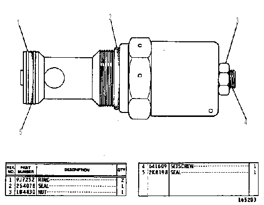 Клапан предохранительный 3G4715 CAT