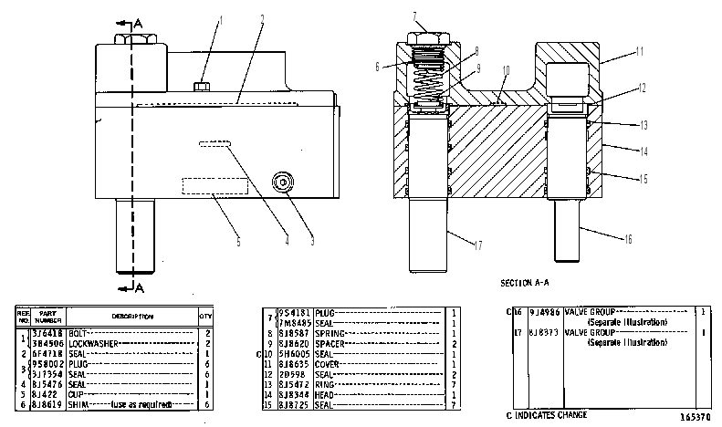 HEAD GP-PUMP CONTROL 8J8651 CAT