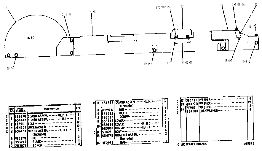 RECOIL MECHANISM GUARD GROUP 6S3606 CAT