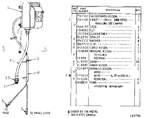 RECORDING TACHOGRAPH GROUP 9D2150 CAT