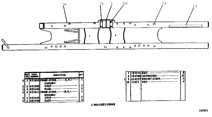 TRACK ROLLER FRAME GROUP 6S3611 CAT