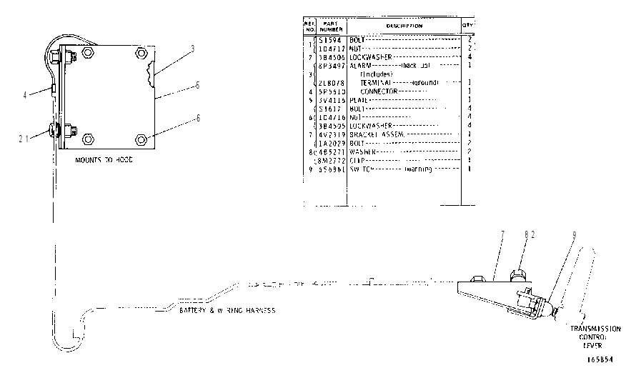 BACK-UP WARNING GROUP 3V4037 CAT