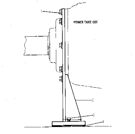 SUPPORT GP-POWER TAKE-OFF 5N1678 CAT