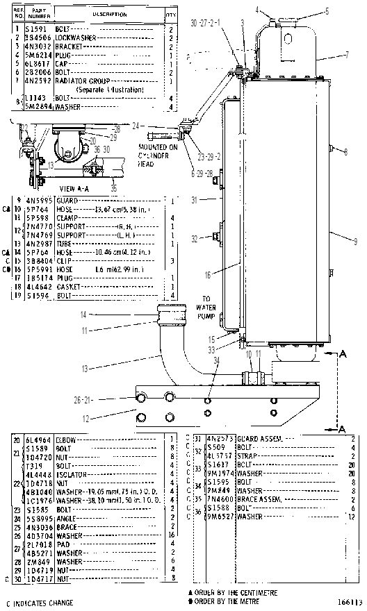 Радиатор 4N3013 CAT