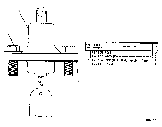 SWITCH GP-FLOW 7N3605 CAT