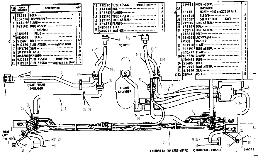 LINES GP-DRAFT FRAME 9J1389 CAT