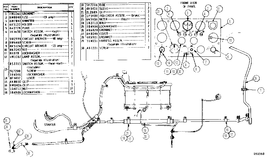 Аккумулятор с проводкой 3V4036 CAT
