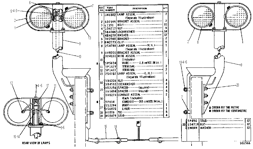 Освещение 3V4160 CAT