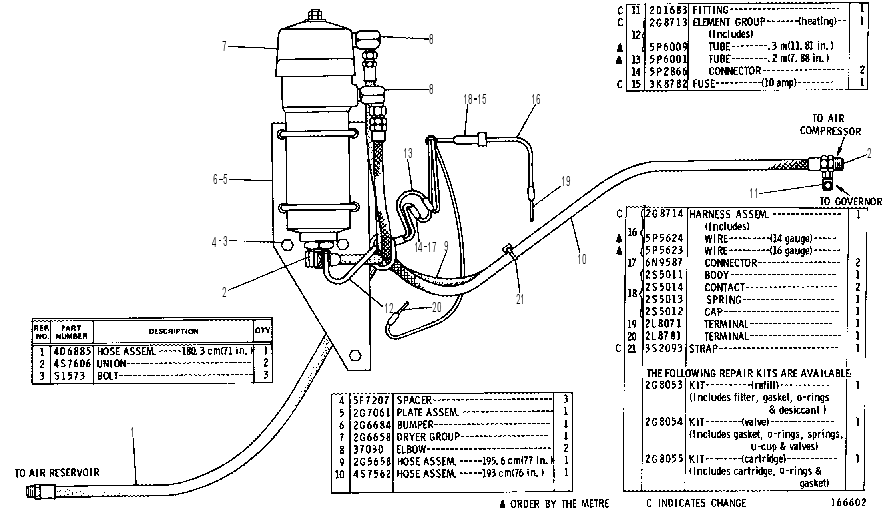 Осушитель воздуха 2G7730 CAT
