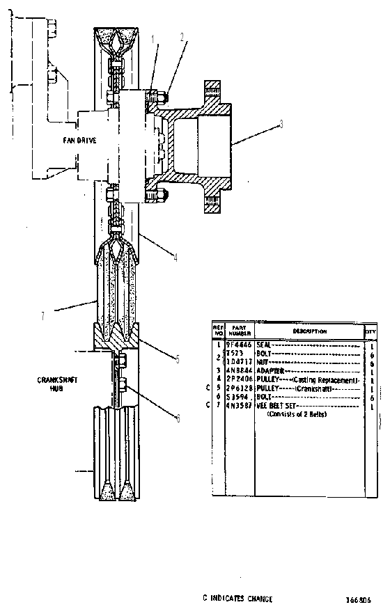 PULLEY GROUP 4N8264 CAT
