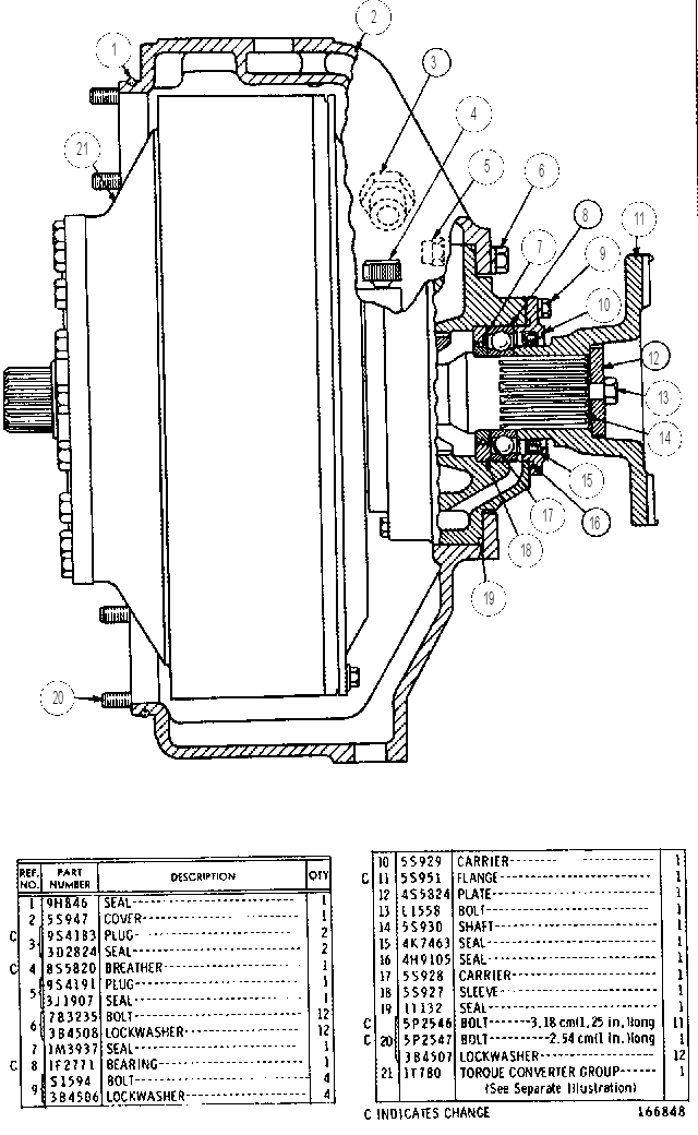 Гидротрансформатор 5S0970 CAT