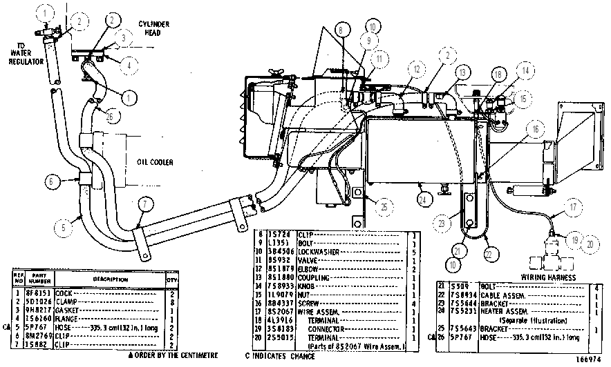 HEATING AND VENTILATING GROUP 8S1845 CAT