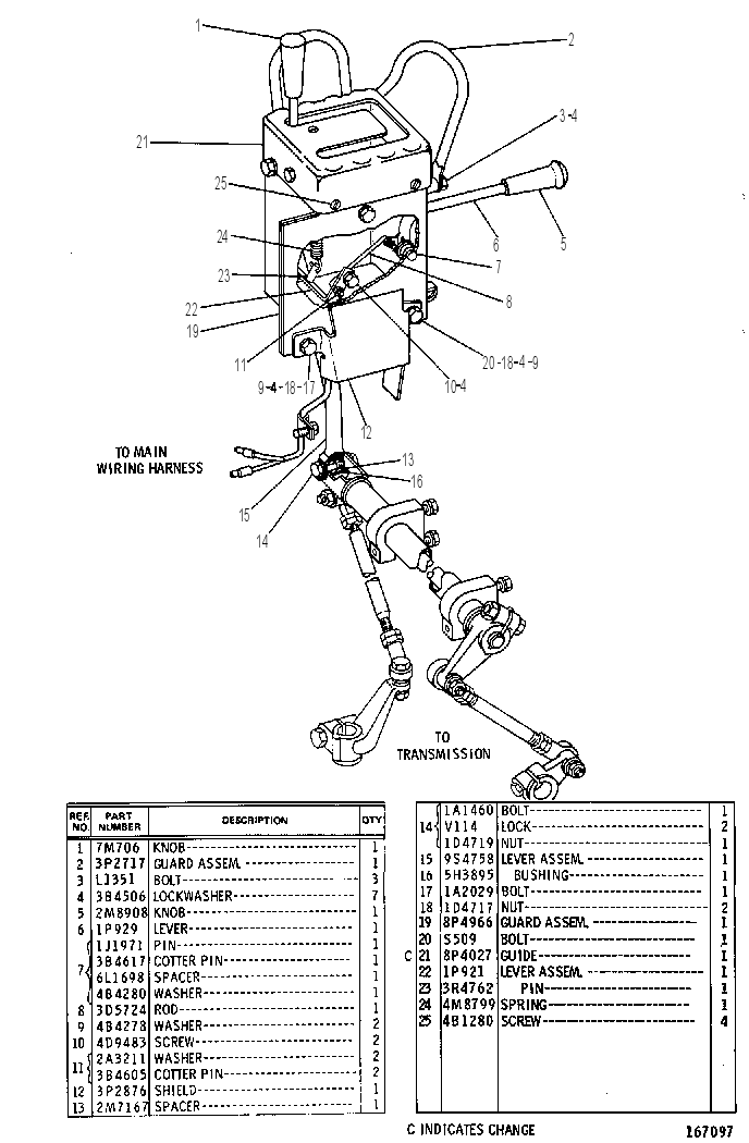 TRANSMISSION CONTROL GROUP 5R7241 CAT
