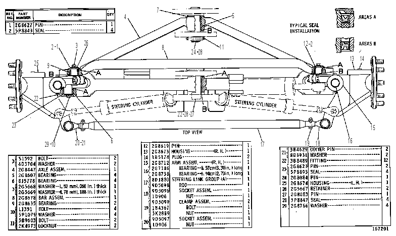 Мост передний 2G8780 CAT