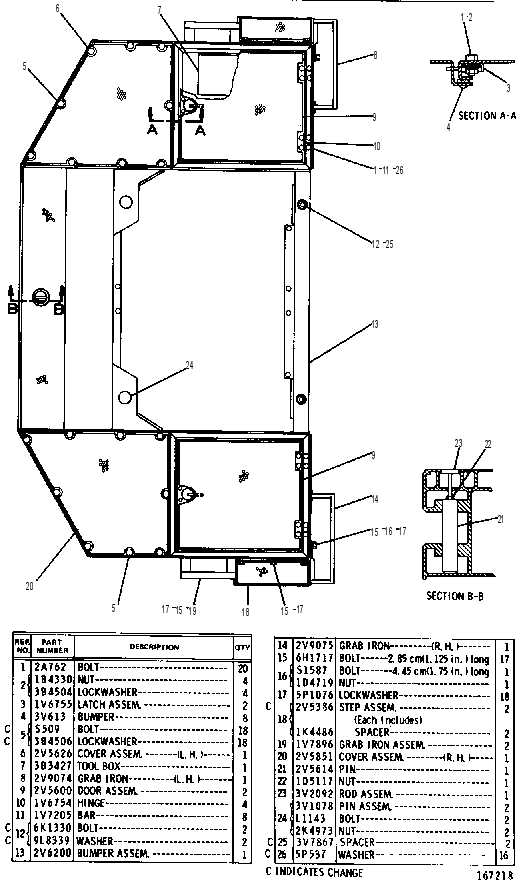 BUMPER GP 2V5700 CAT