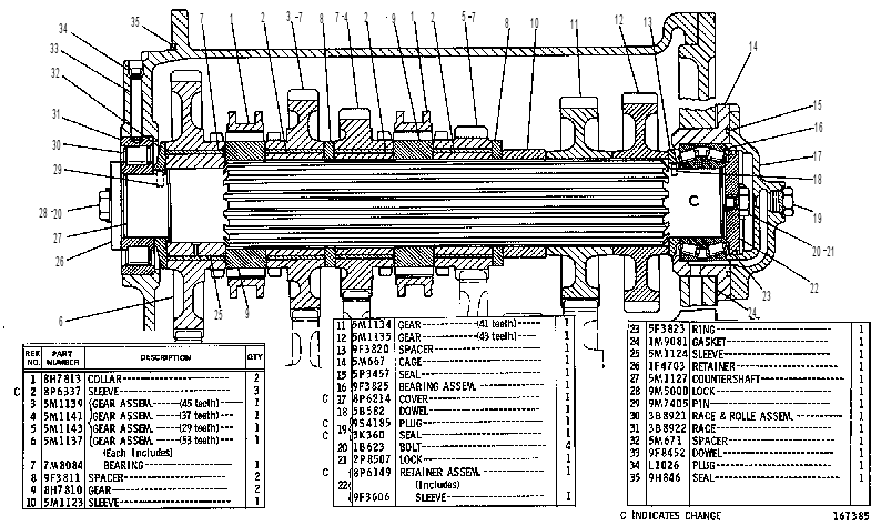 Трансмиссия 3P2904 CAT