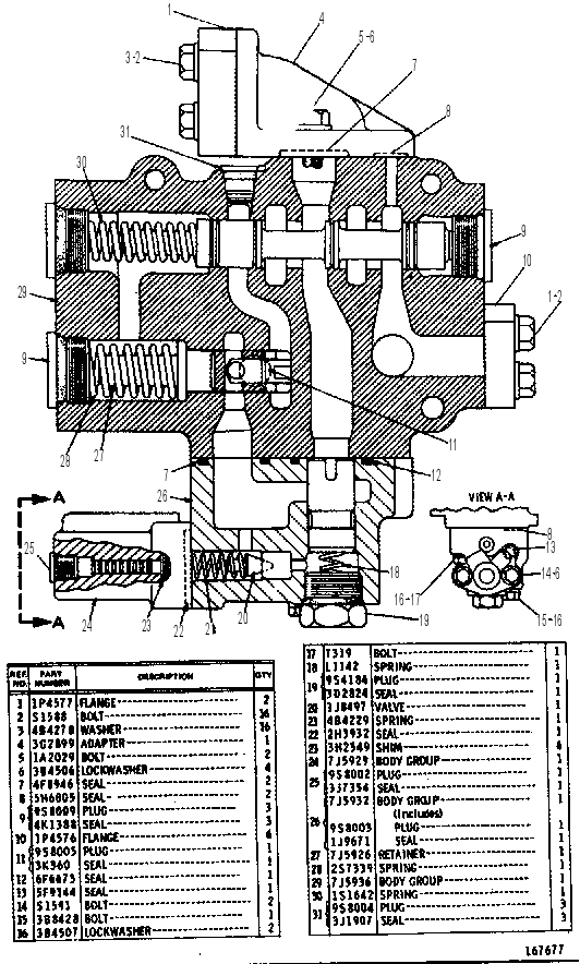 Клапан управляющий 3G2900 CAT