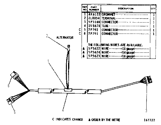 Жгут проводов 1V8667 CAT