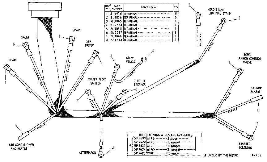 Жгут проводов 2G7204 CAT