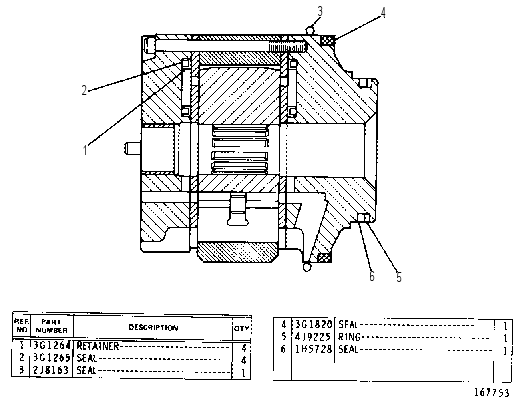 CARTRIDGE GP-VANE PUMP 3G1266 CAT