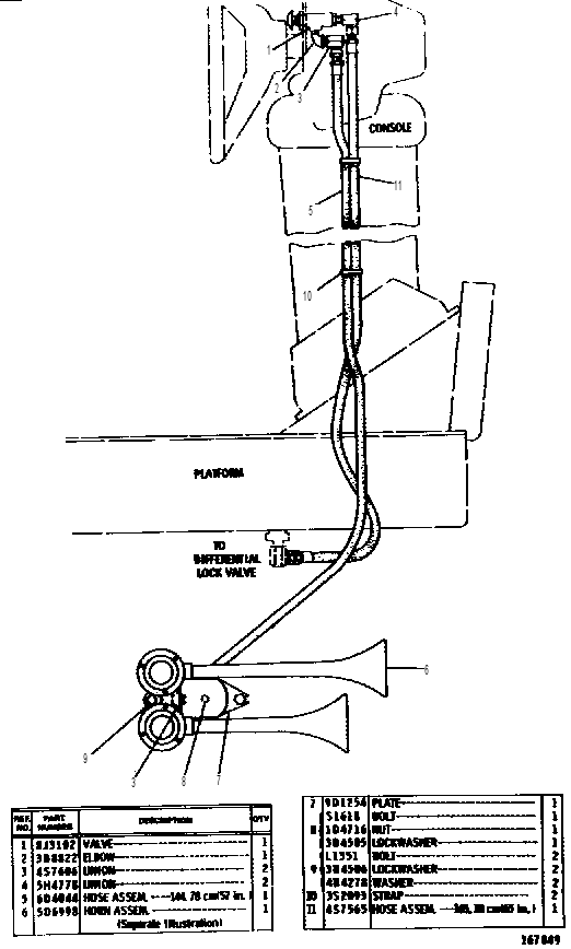 AIR HORN GROUP 2G6015 CAT