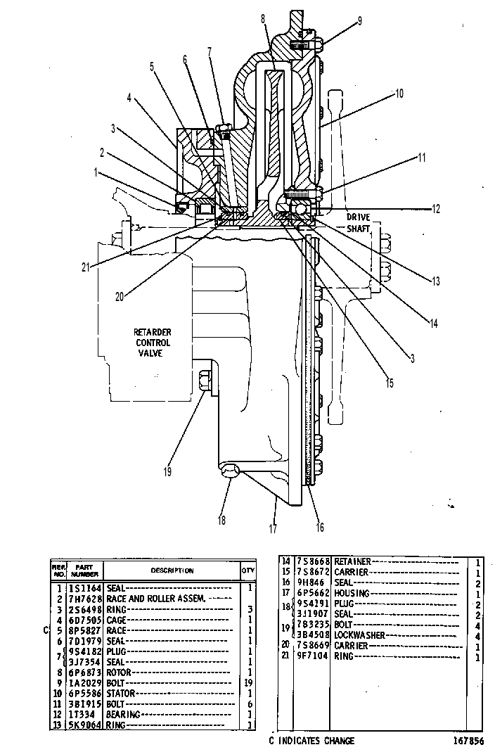 RETARDER GP 3P7018 CAT