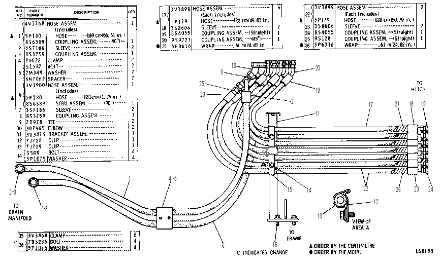 PILOT LINES GROUP 1V5938 CAT