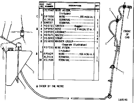 WINDSHIELD WASHER GROUP 2C7946 CAT