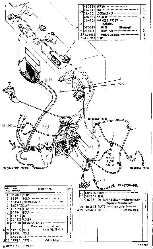 LIGHTING AND WIRING GROUP 2G7690 CAT