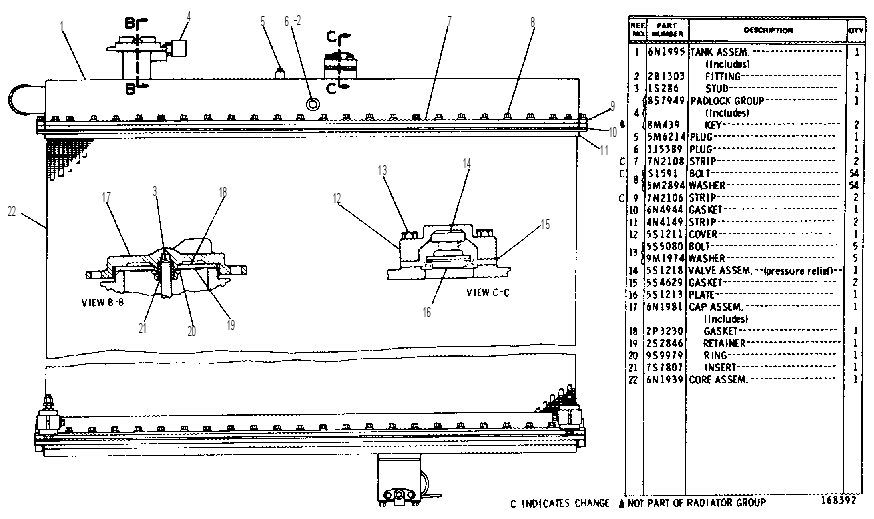 Радиатор 4N4106 CAT