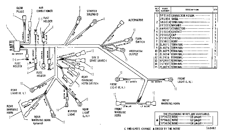 Жгут проводов 8P7908 CAT